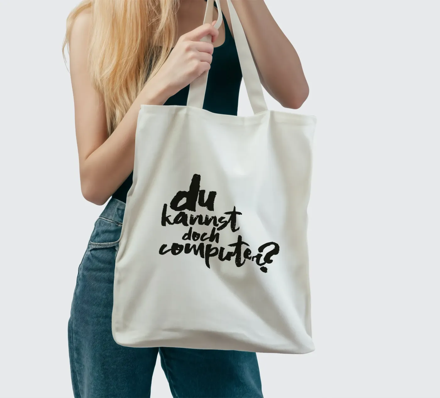 Computer? tote bag by Typografik