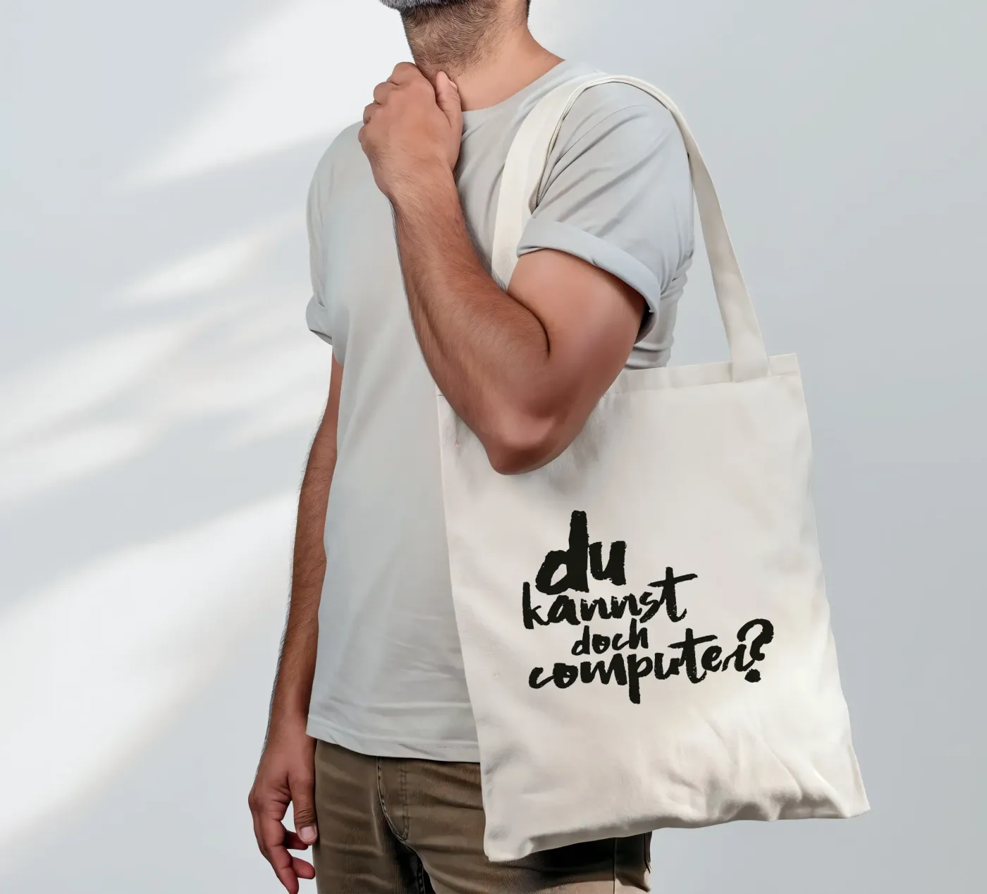 Computer? tote bag by Typografik