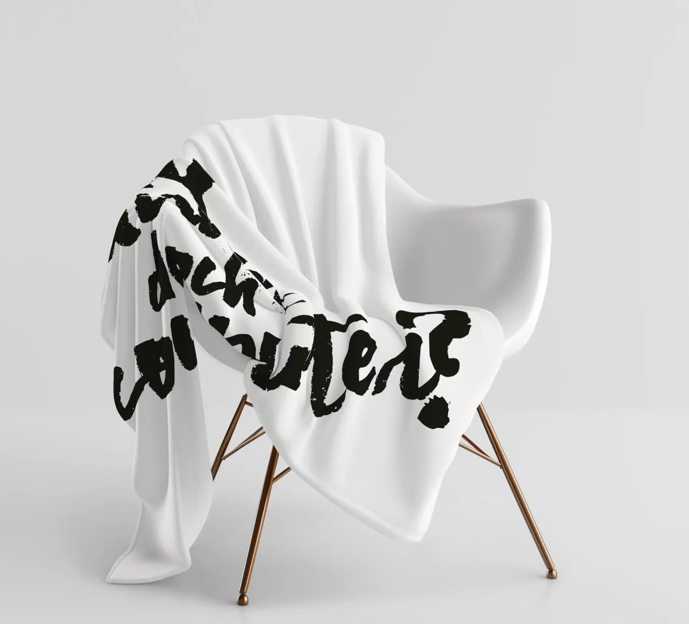 Computer? Fleecedecke von Typografik