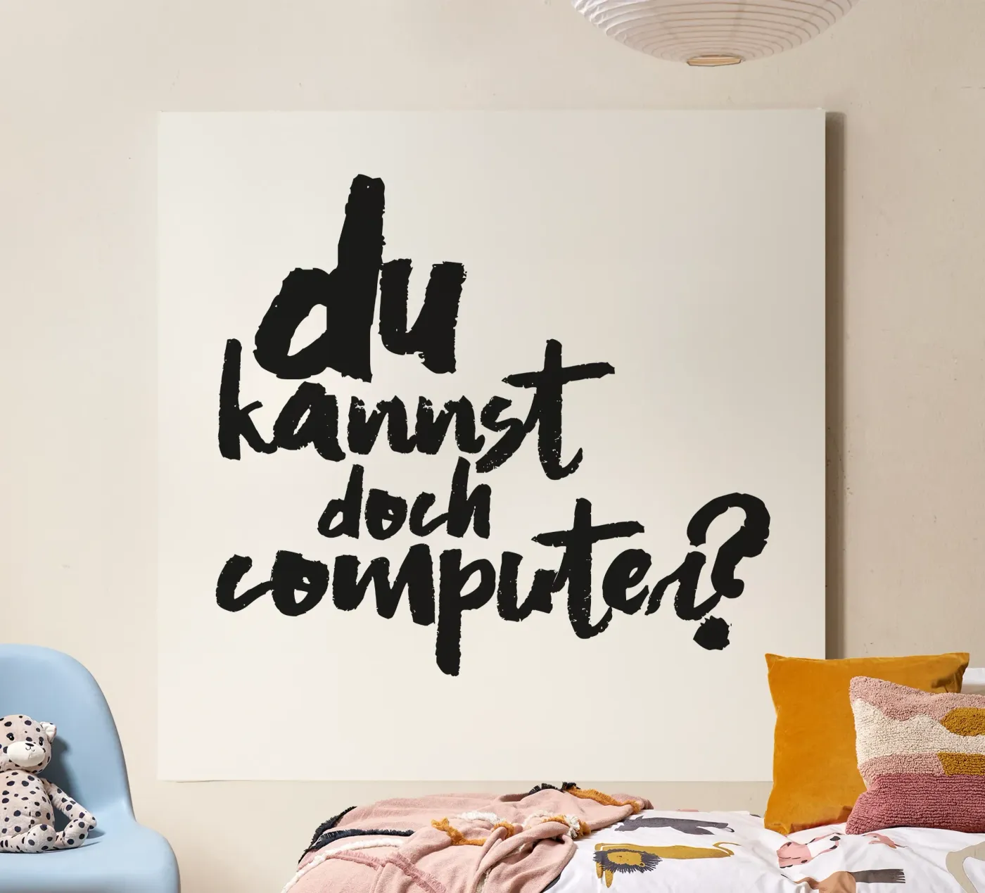 Computer? toile de Typografik