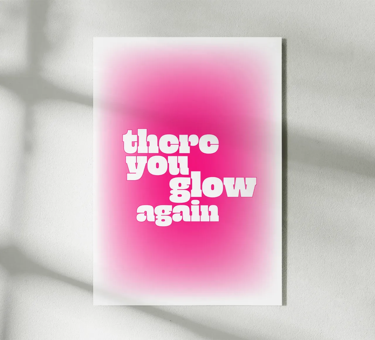 glow again - white plexiglass da be.