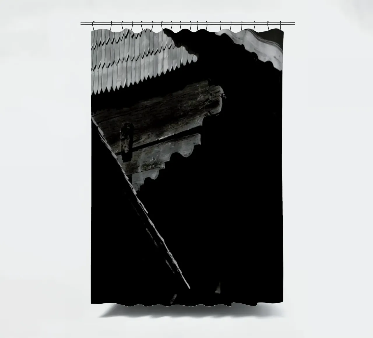 Close Details shower curtain by Sebastian Hilgetag