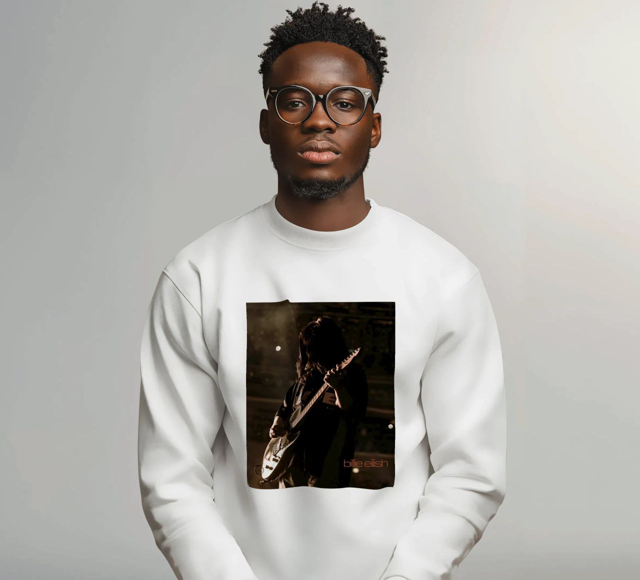 Guitarra - Billie Eilish sudadera de VintageSingerWorld
