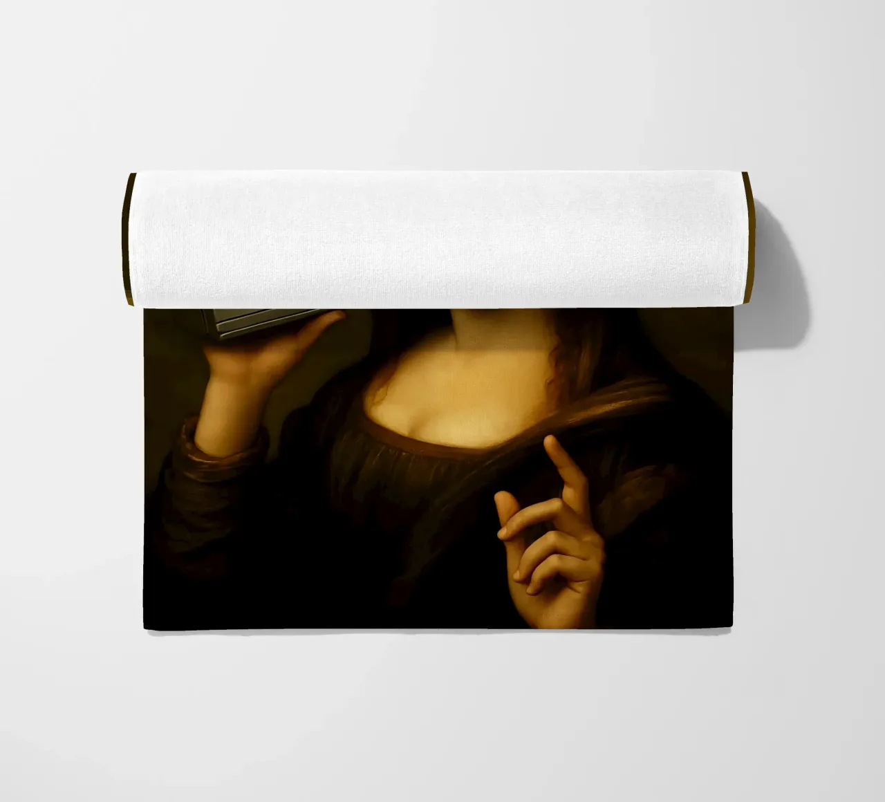 Mona Lisa Ghetto Blaster telo mare da ARTOMATIC