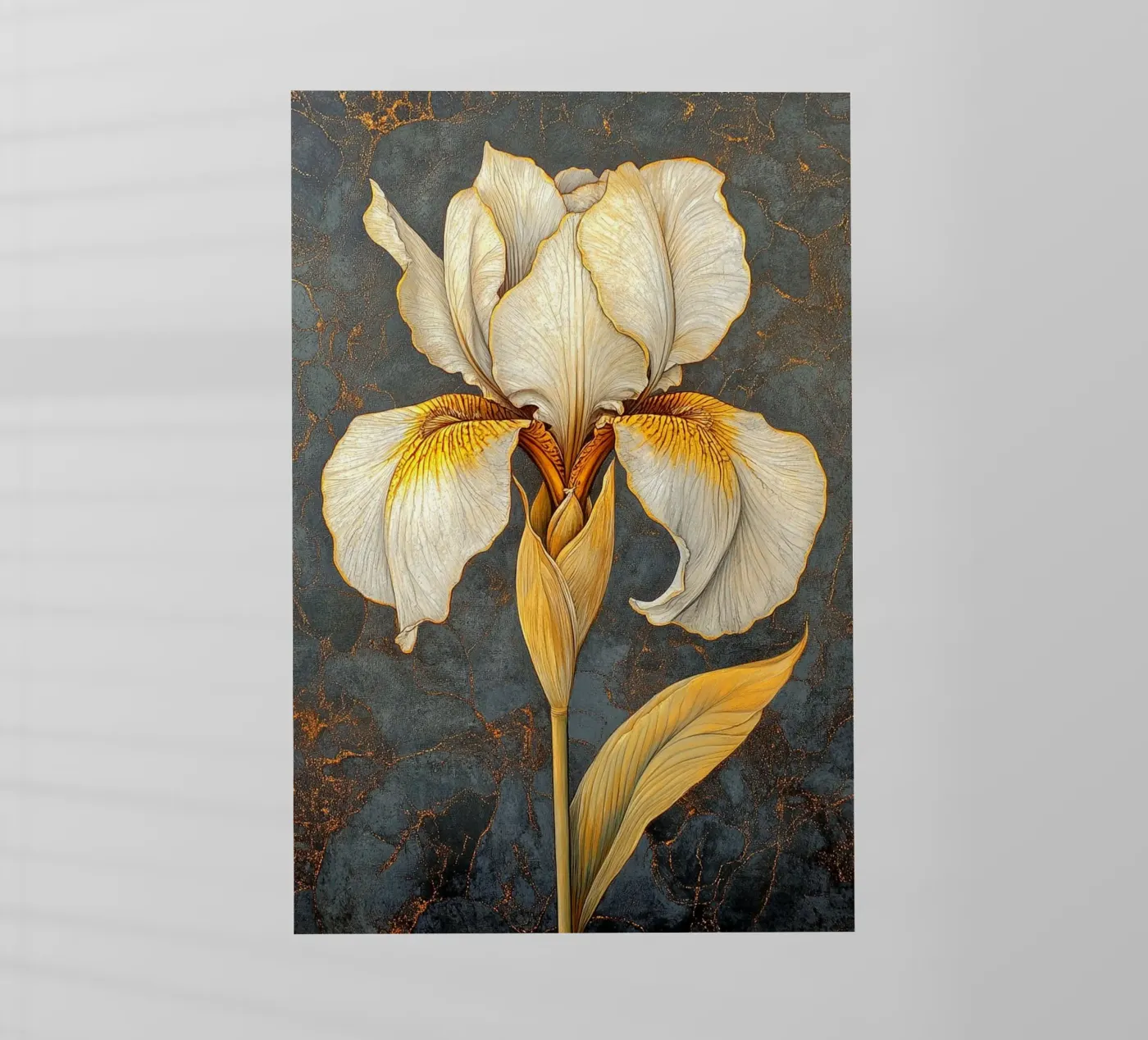 Iris bianco pellicola backlit da Art-Nouveau-Dsg