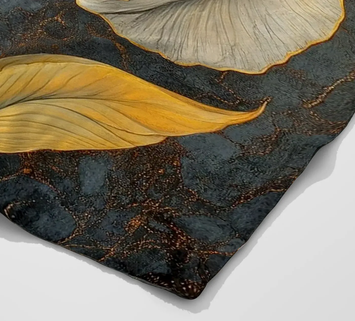 White iris fleecedeken van Art-Nouveau-Dsg