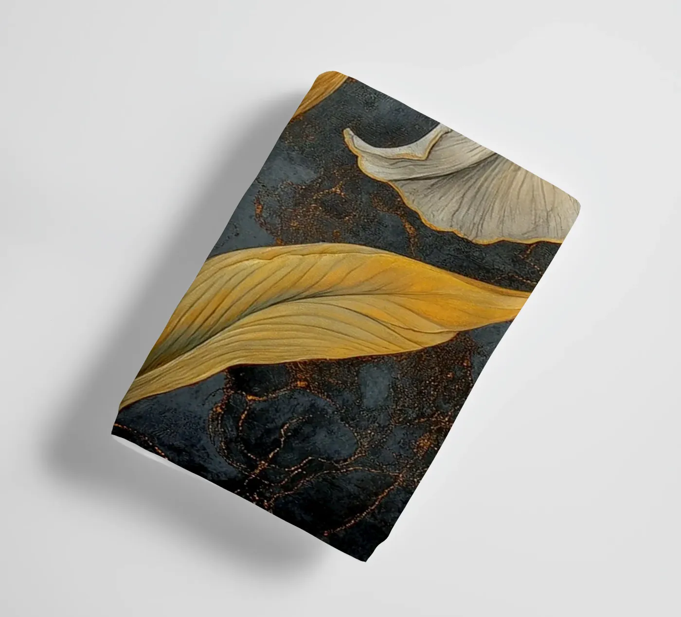 Witte iris badhanddoek van Art-Nouveau-Dsg