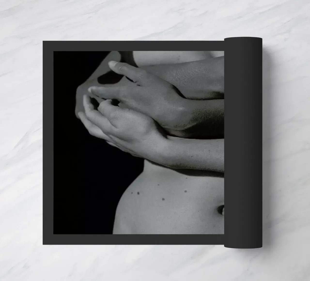 Holding doormat by Chris Abatzis