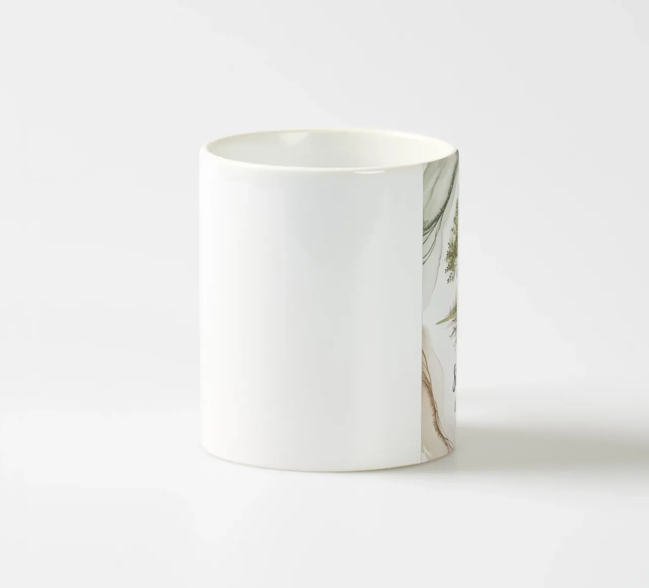 "Radici forti, anima calma" - La saggezza della natura tazza in ceramica da logic