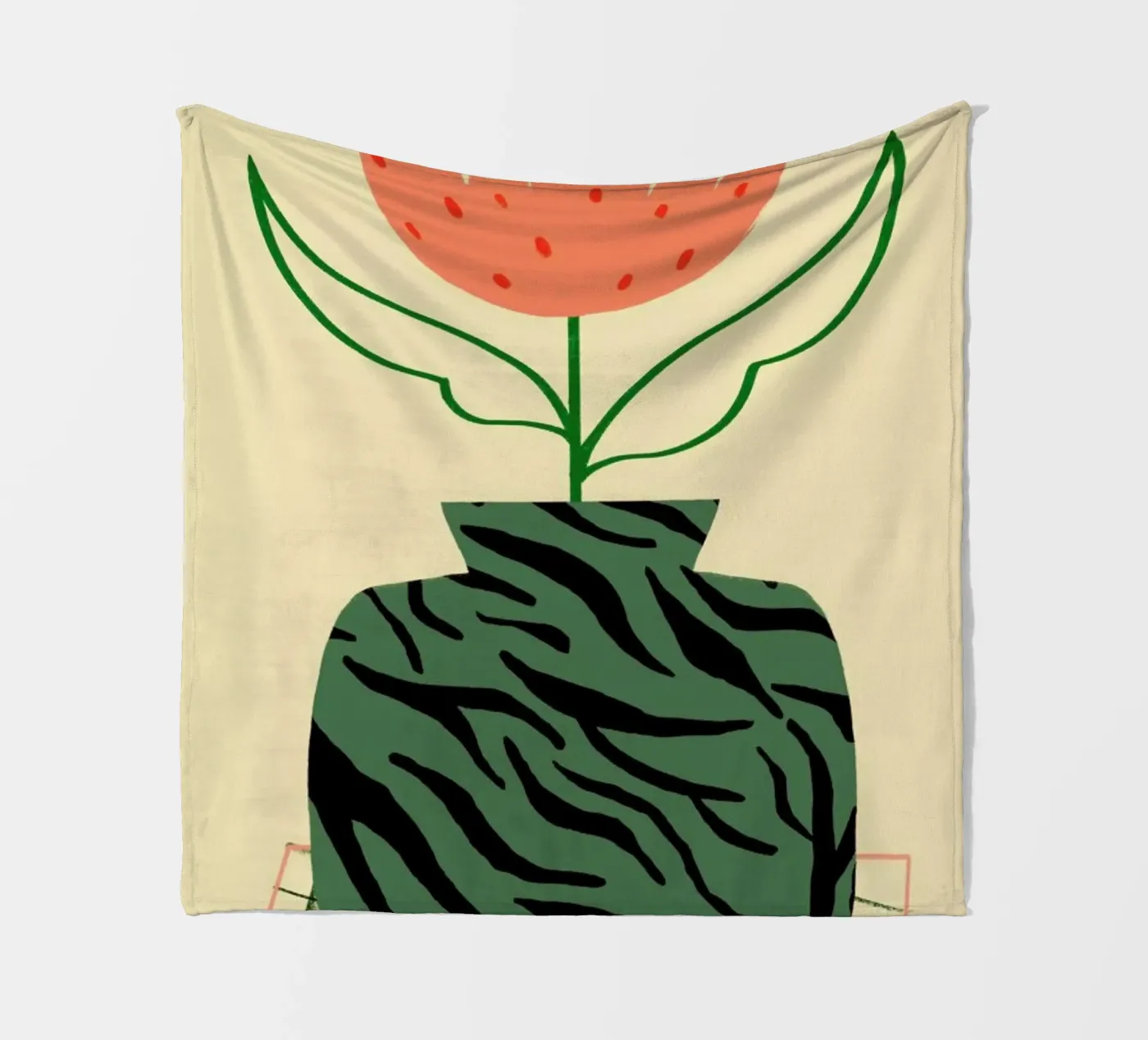 Camo fleecedeken van Pure