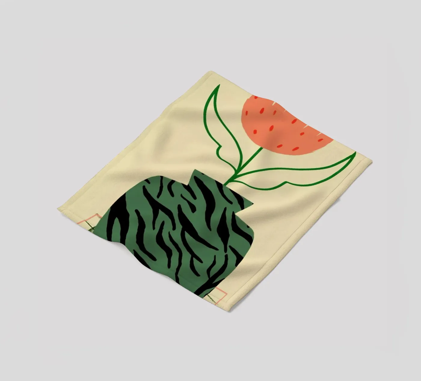 Camo fleecedeken van Pure