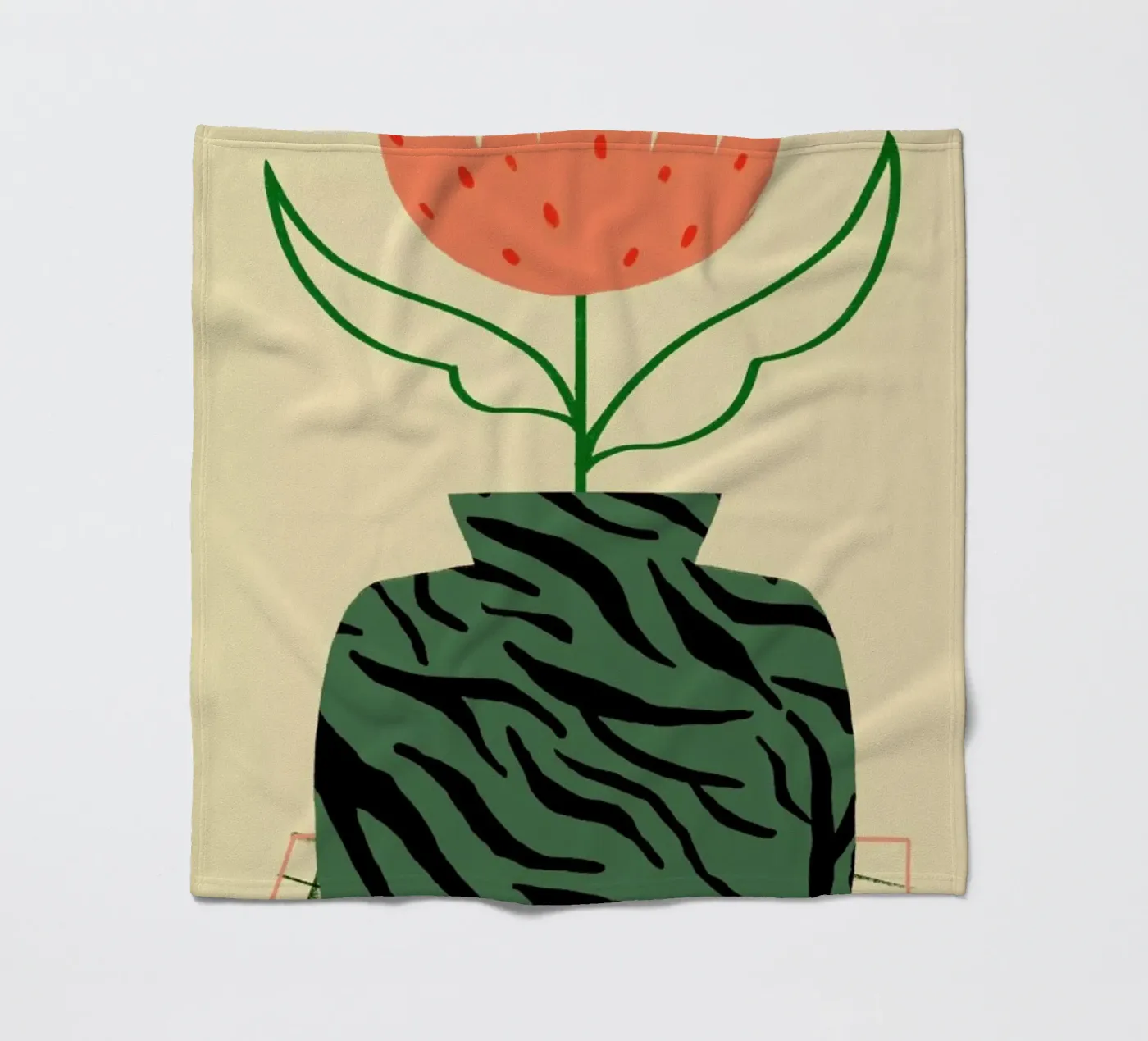 Camo fleecedeken van Pure