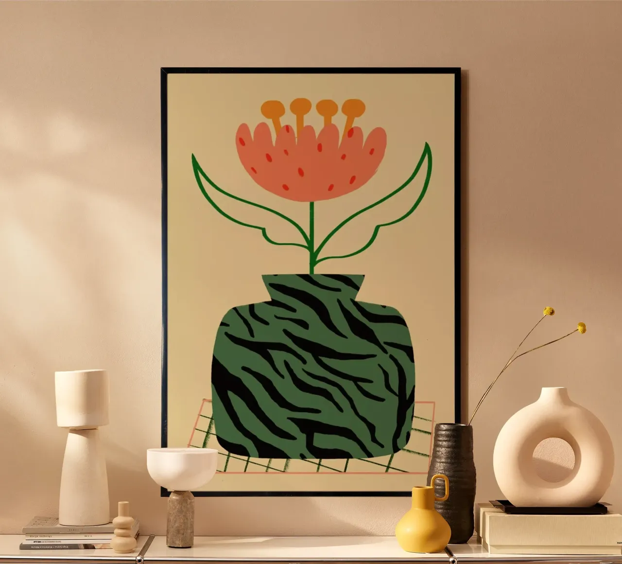 Camo poster con telaio in alluminio da Pure