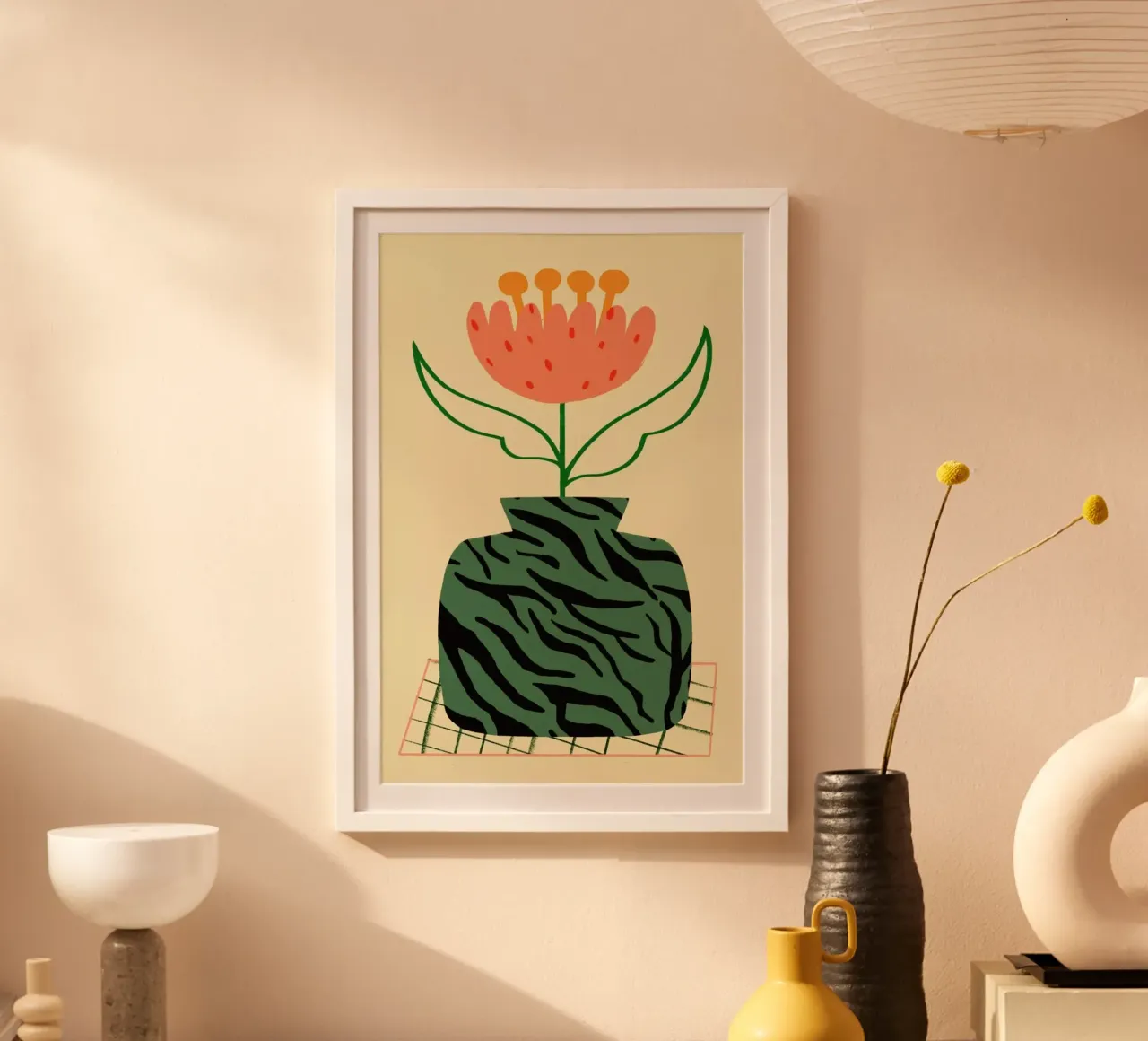 Camo poster con telaio in alluminio da Pure