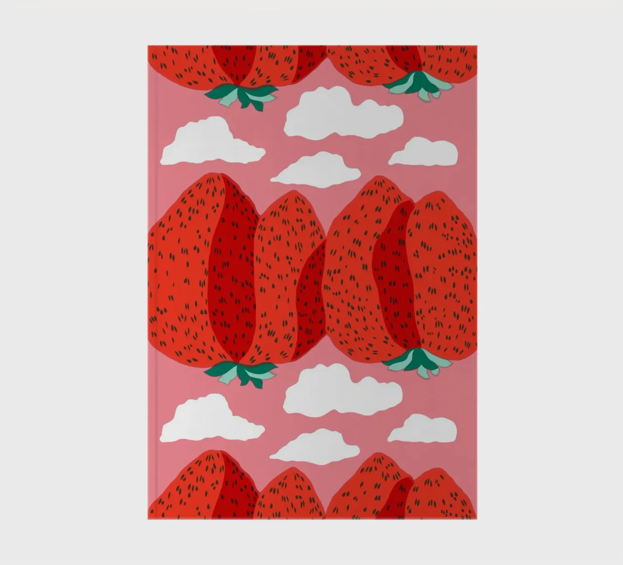 Strawberry notitieboek van Melanie Tintilier