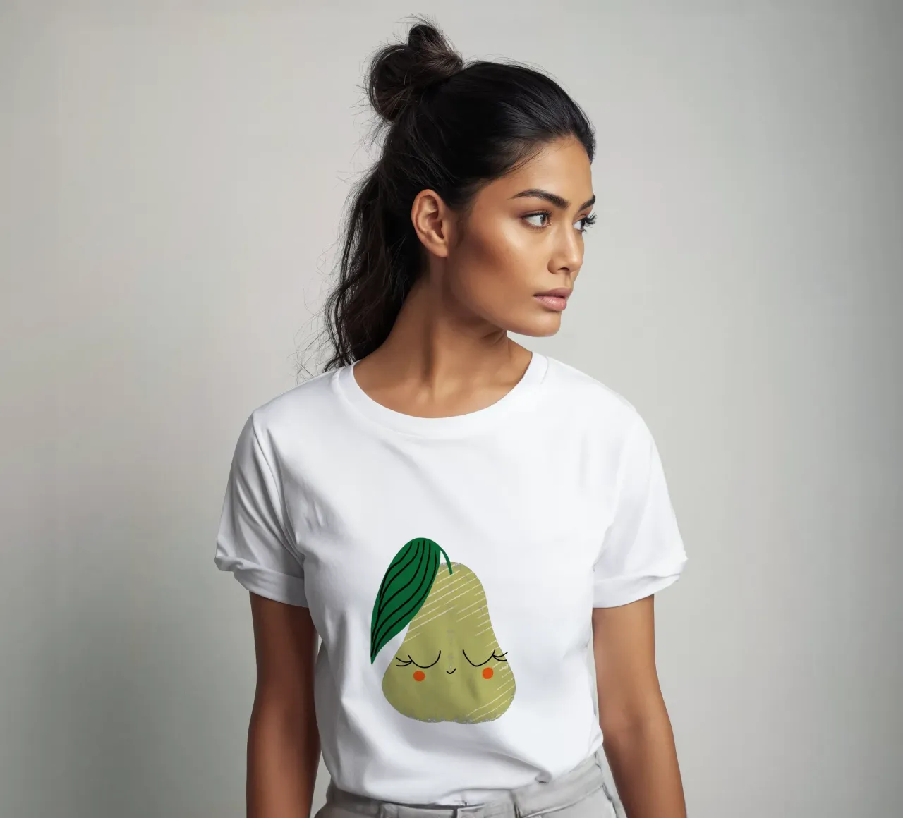 Amico della pera - Arte della frutta t-shirt da susanacosta