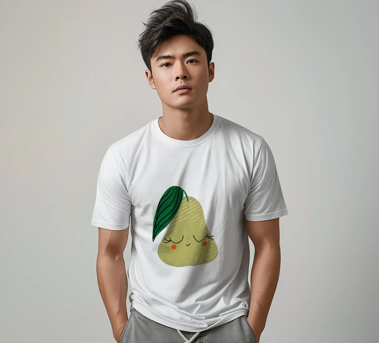 Amico della pera - Arte della frutta t-shirt da susanacosta