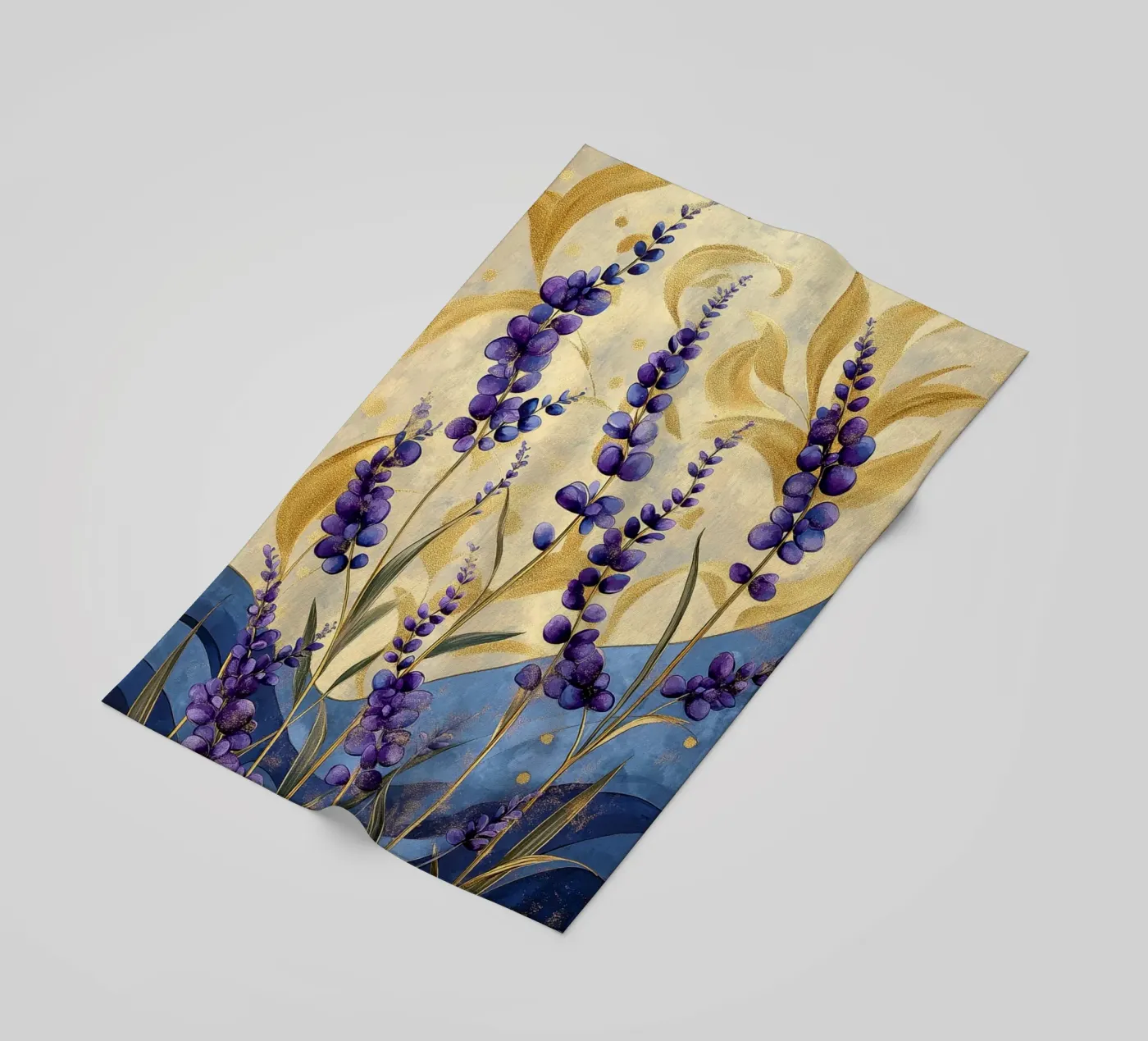 Lavanda calda telo mare da Art-Nouveau-Dsg