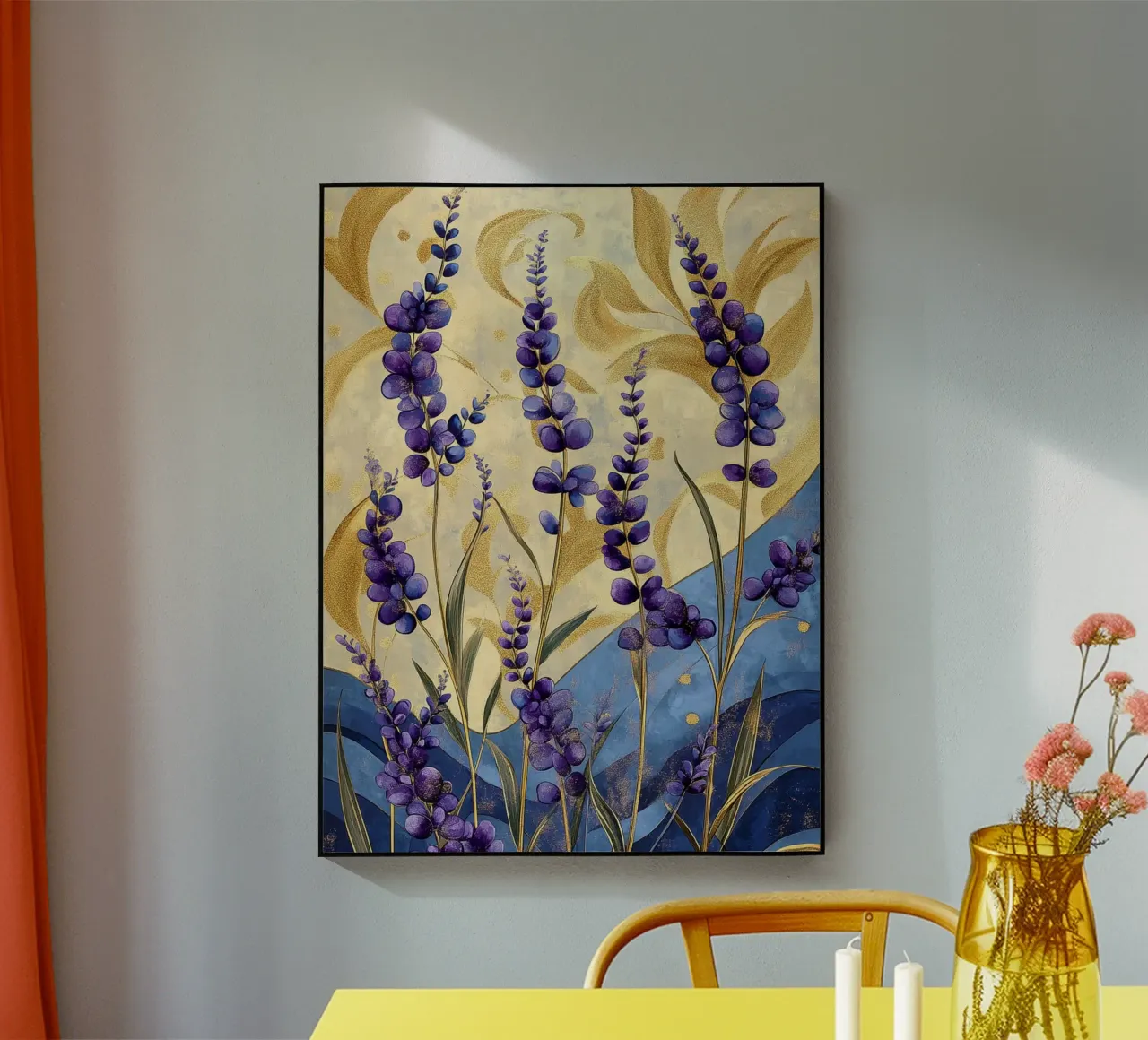 Warm Lavender acrylic glass by Art-Nouveau-Dsg