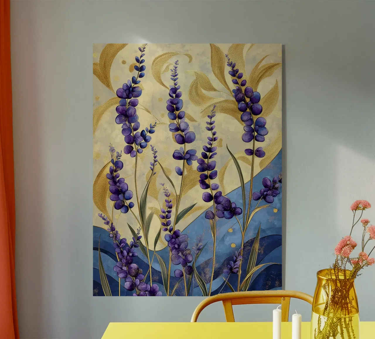 Lavanda calda plexiglass da Art-Nouveau-Dsg