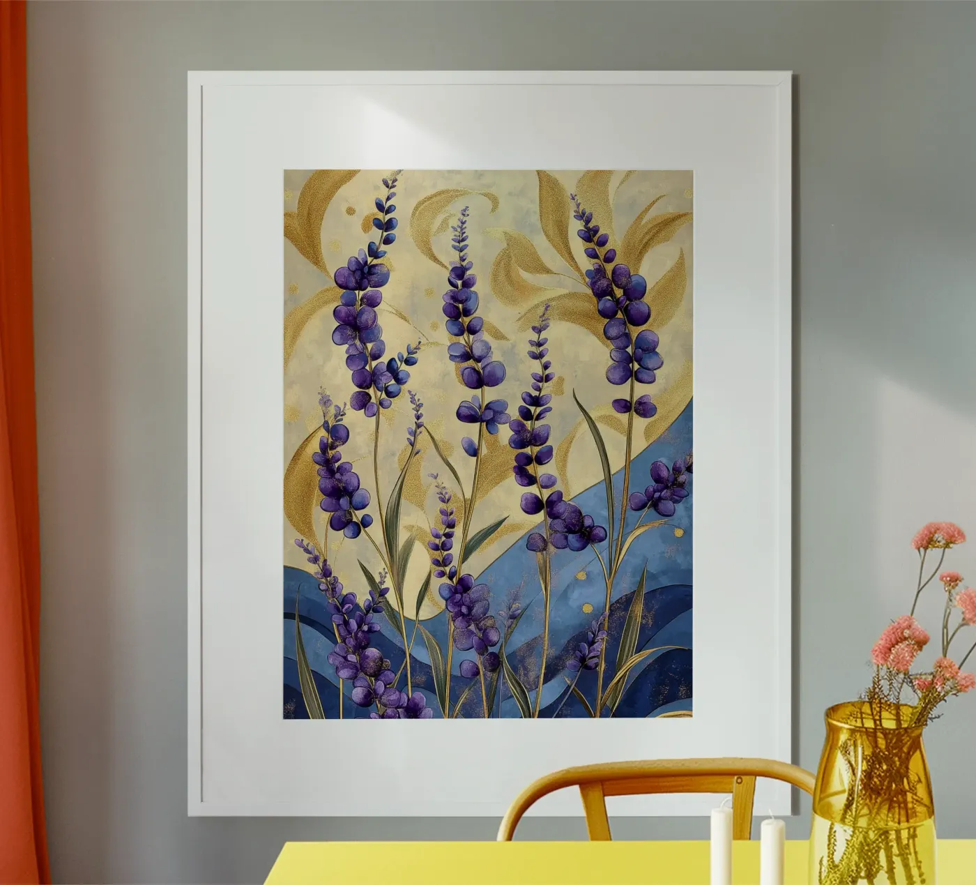 Warm Lavender poster by Art-Nouveau-Dsg