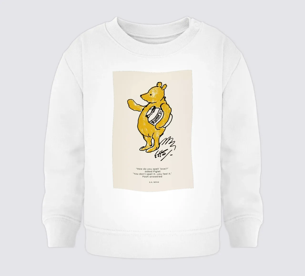 Pooh felpa neonato da Vintage by JUNIQE