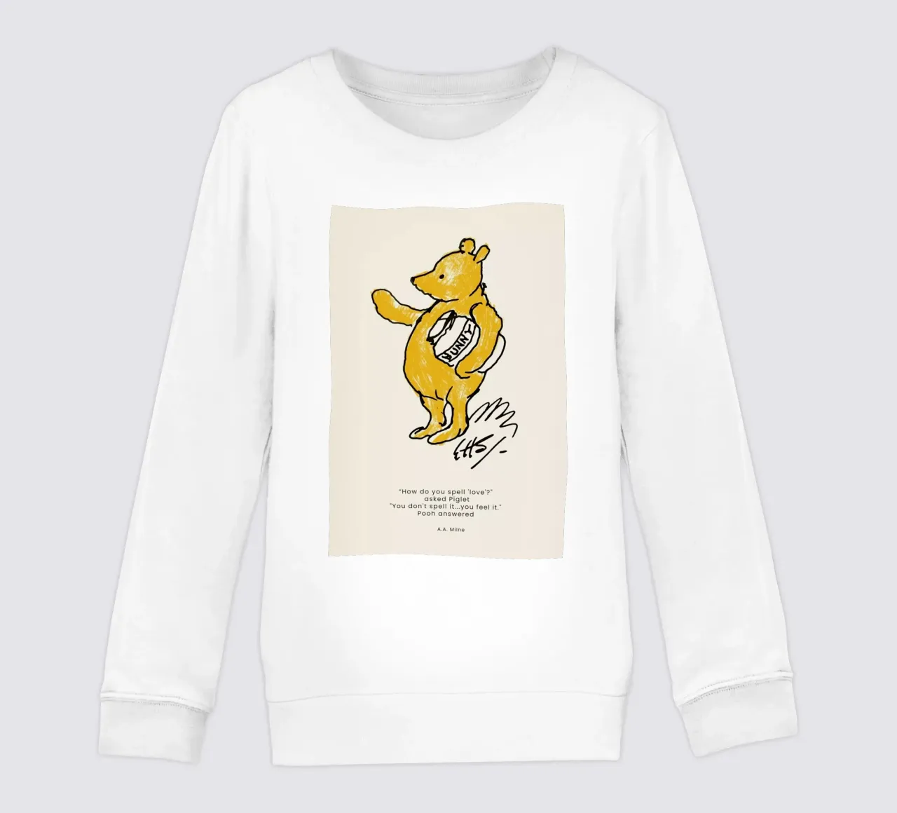 Pooh kids sweatshirt by Vintage by JUNIQE