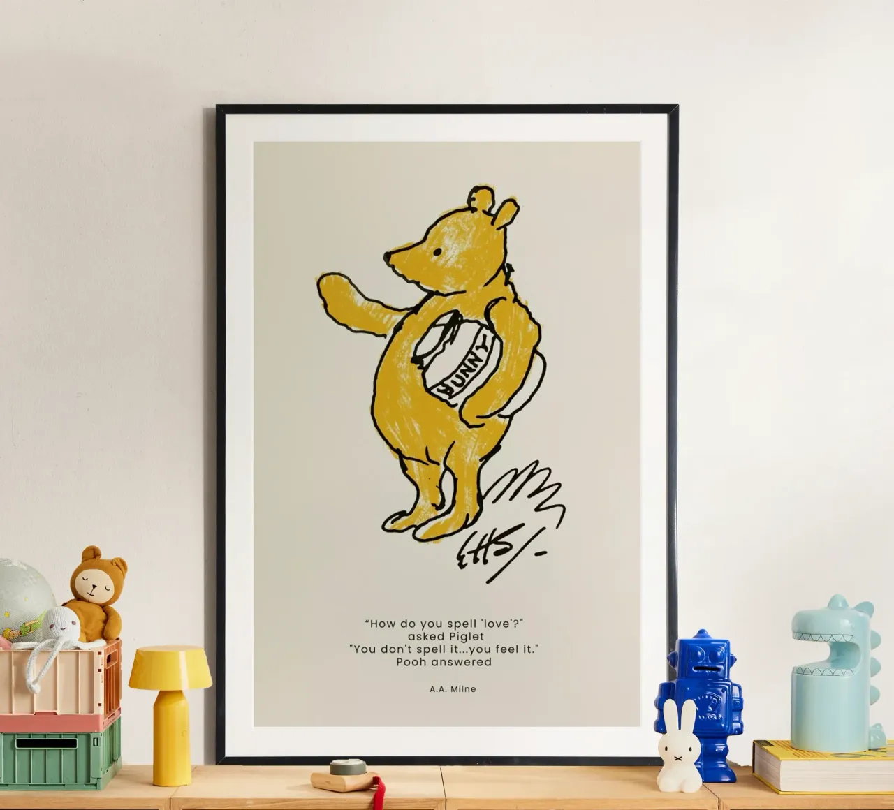 Pooh poster da Vintage by JUNIQE