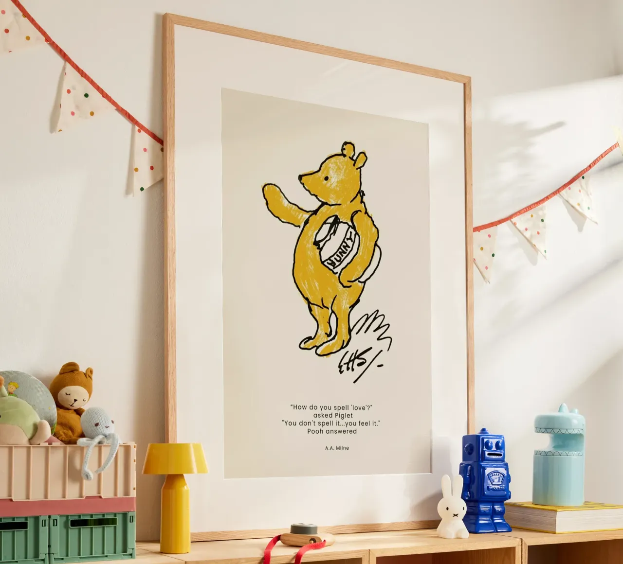 Pooh poster da Vintage by JUNIQE
