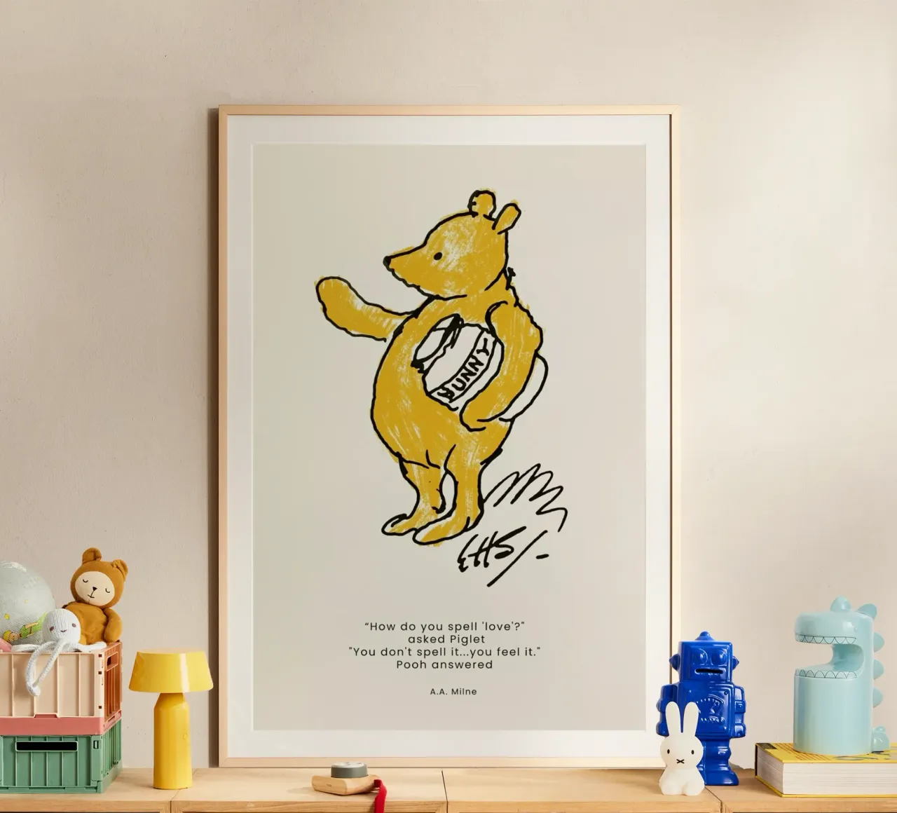 Pooh poster da Vintage by JUNIQE