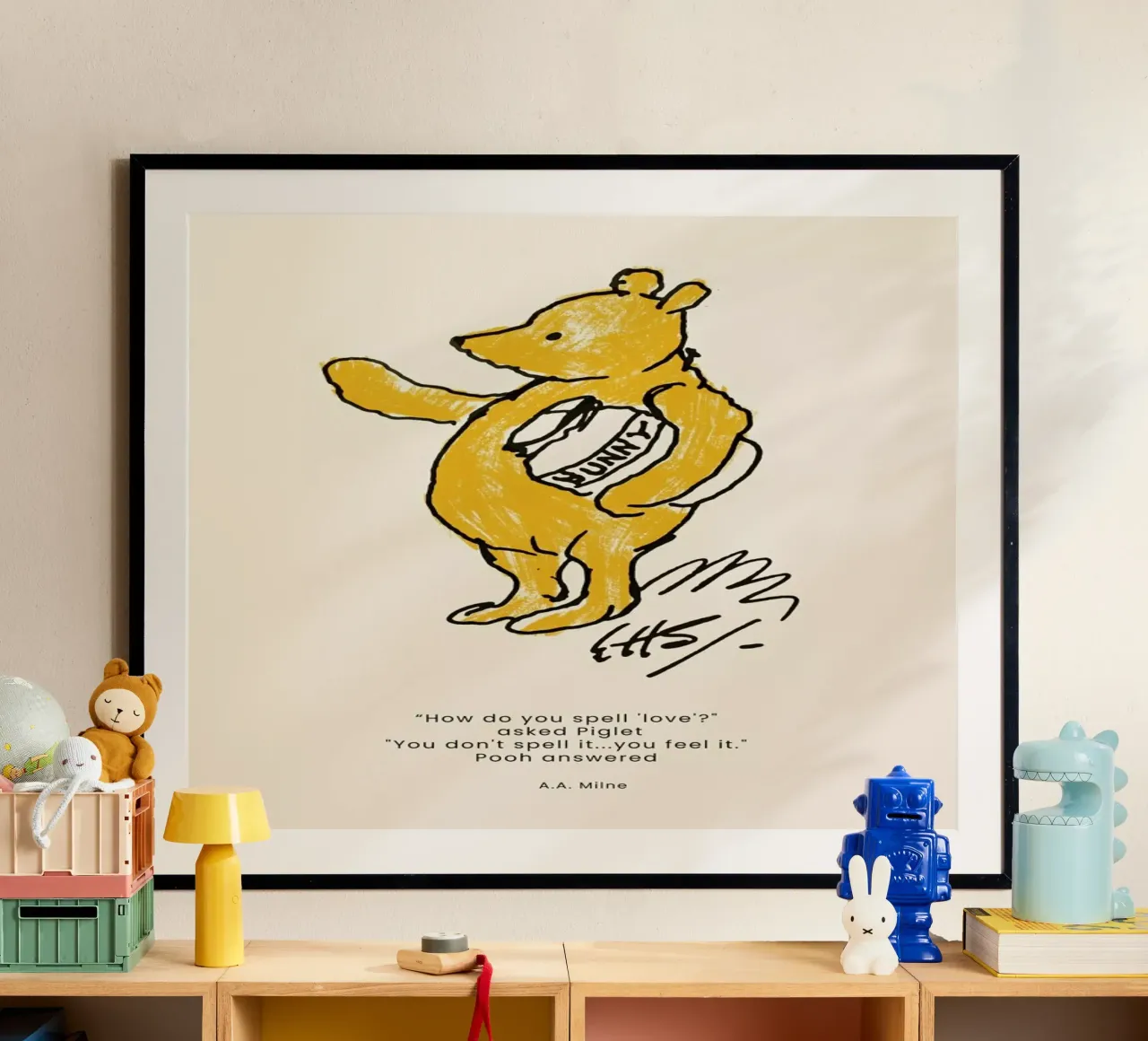 Pooh poster da Vintage by JUNIQE