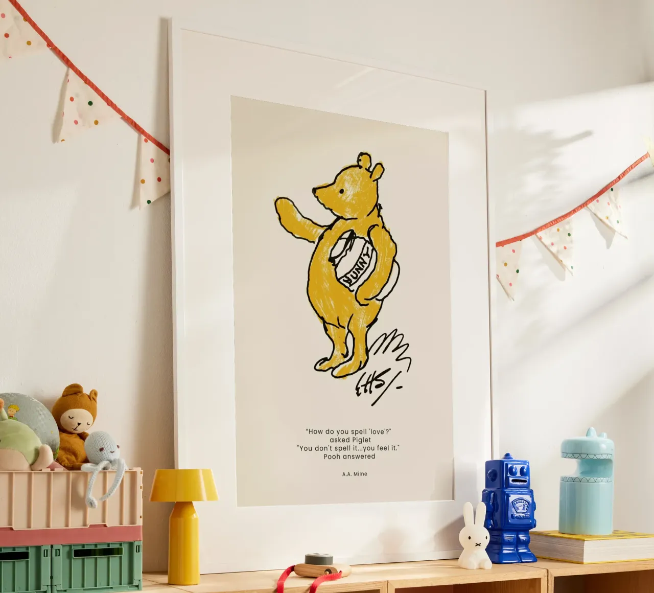 Pooh poster da Vintage by JUNIQE