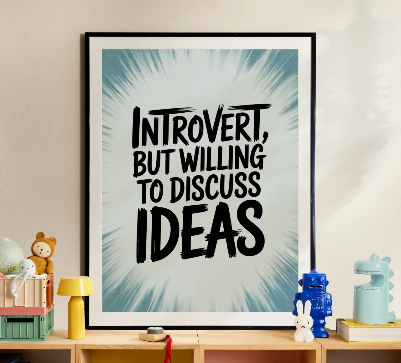 "Introverso, ma disposto a discutere di idee" - Quiet Power carta hahnemühle da logic