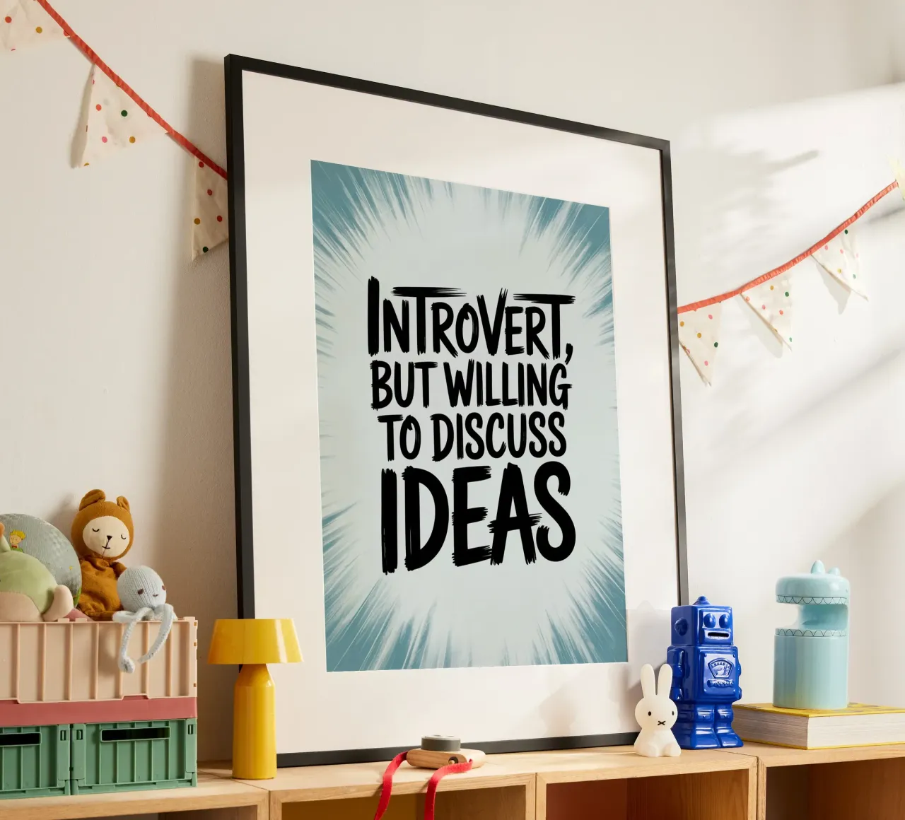 "Introverso, ma disposto a discutere di idee" - Quiet Power carta hahnemühle da logic