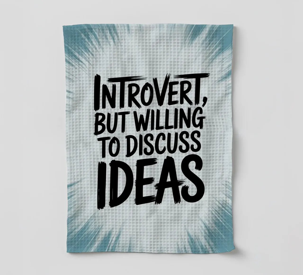 "Introverso, ma disposto a discutere di idee" - Quiet Power canovaccio da cucina da logic