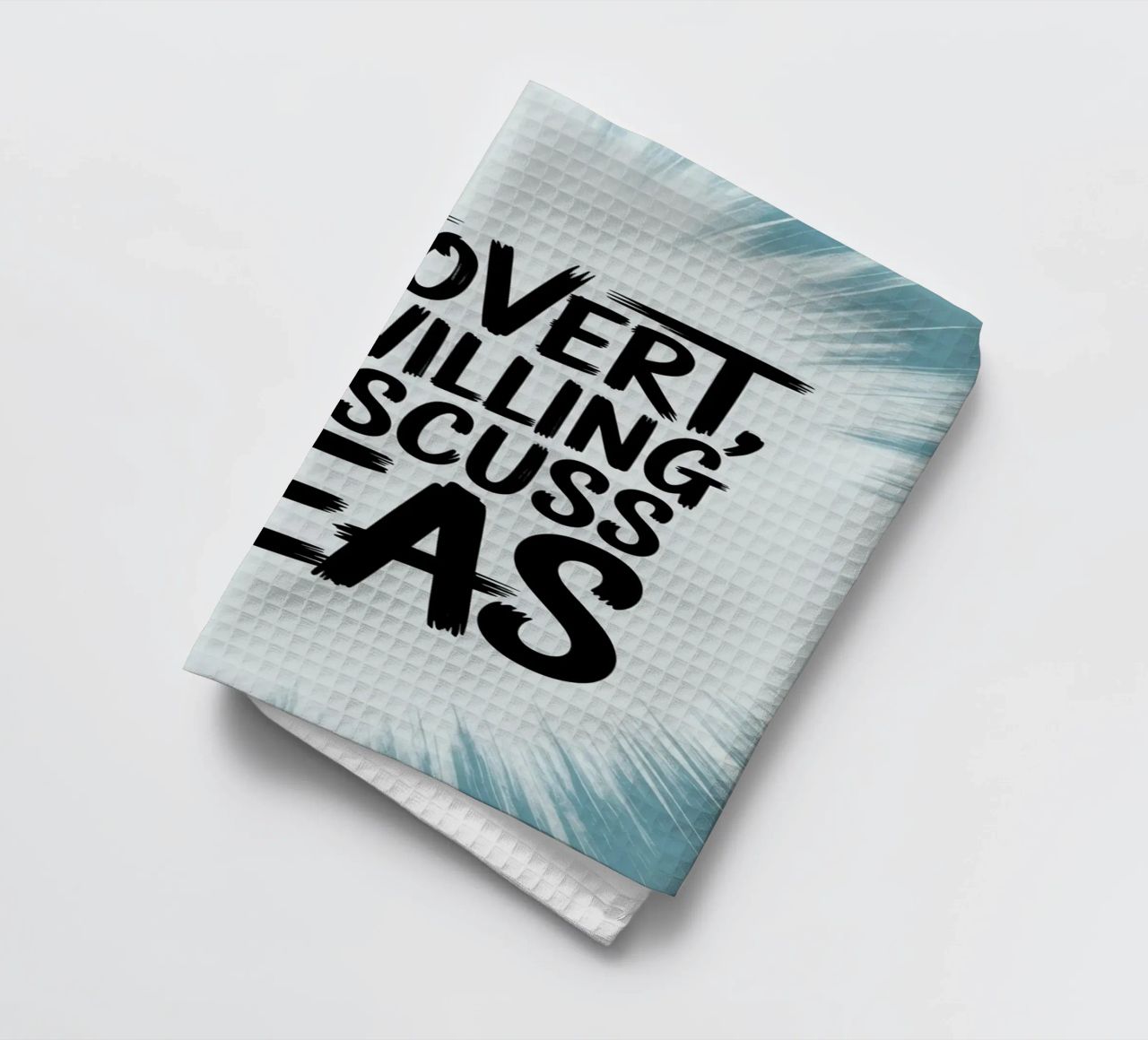"Introvertiert, aber bereit, Ideen zu diskutieren" - Quiet Power Geschirrtuch von logic