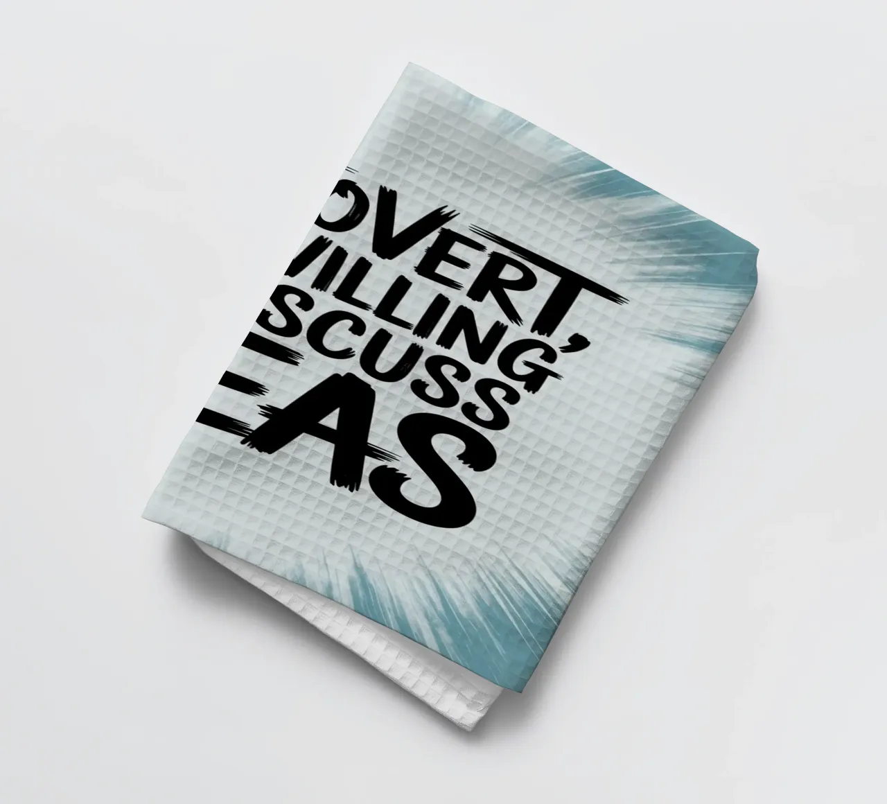 "Introvertiert, aber bereit, Ideen zu diskutieren" - Quiet Power Geschirrtuch von logic