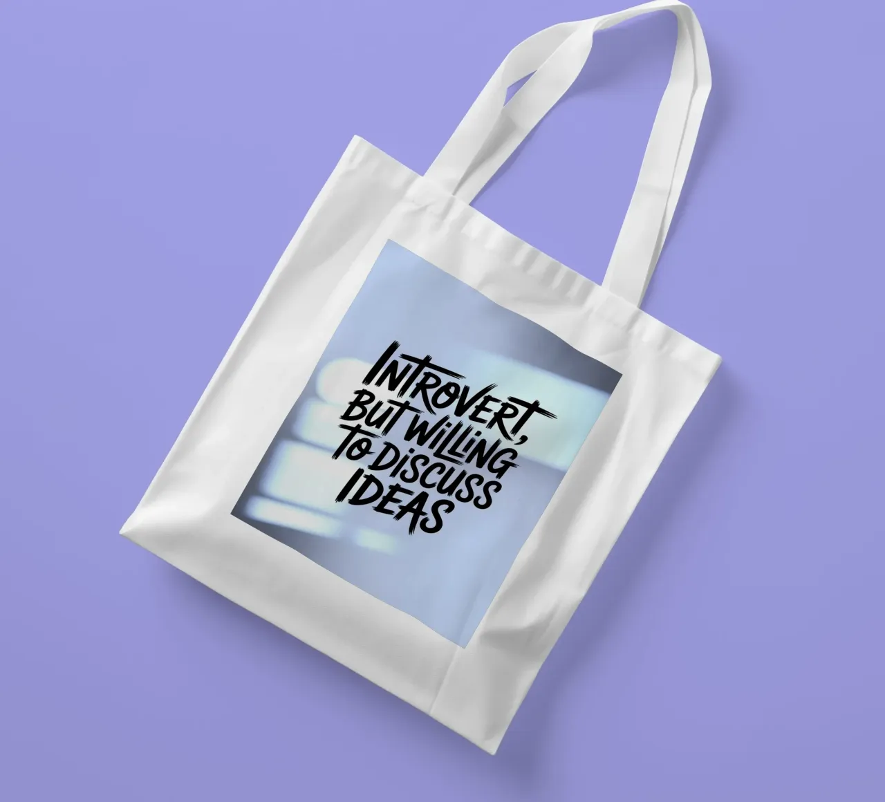 "Introvertiert, aber bereit, Ideen zu diskutieren" - Soft Edition Jutebeutel von logic
