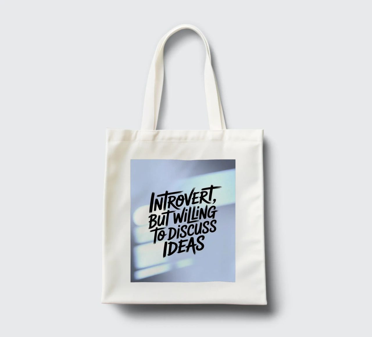 "Introvertiert, aber bereit, Ideen zu diskutieren" - Soft Edition Jutebeutel von logic