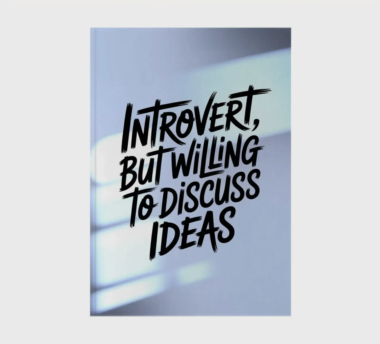 "Introverso, ma disposto a discutere di idee" - Edizione Soft diario da logic