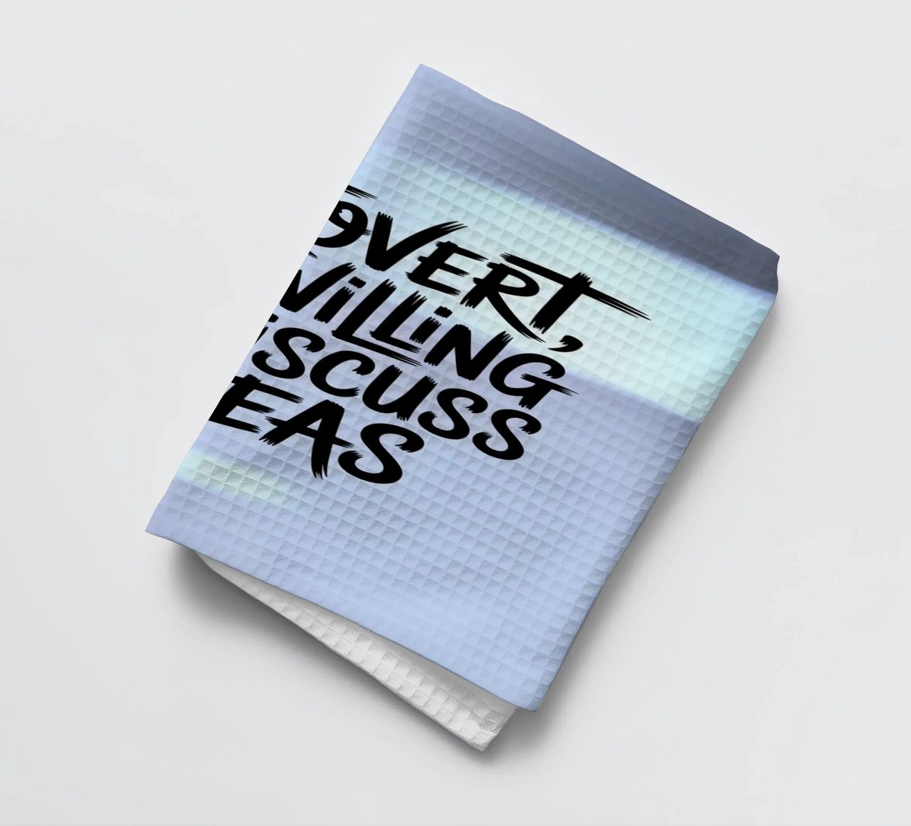 "Introvertiert, aber bereit, Ideen zu diskutieren" - Soft Edition Geschirrtuch von logic