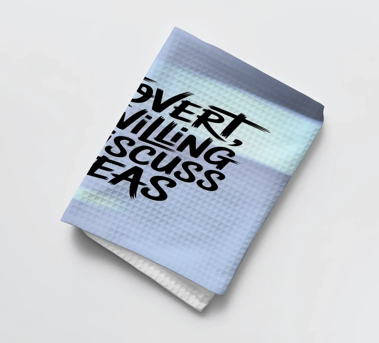 "Introvertiert, aber bereit, Ideen zu diskutieren" - Soft Edition Geschirrtuch von logic