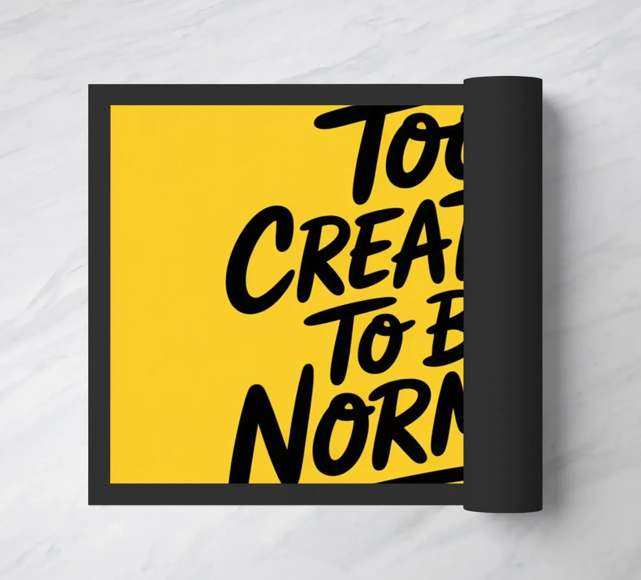 "Demasiado creativo para ser normal" - Minimal Vibes felpudo de logic