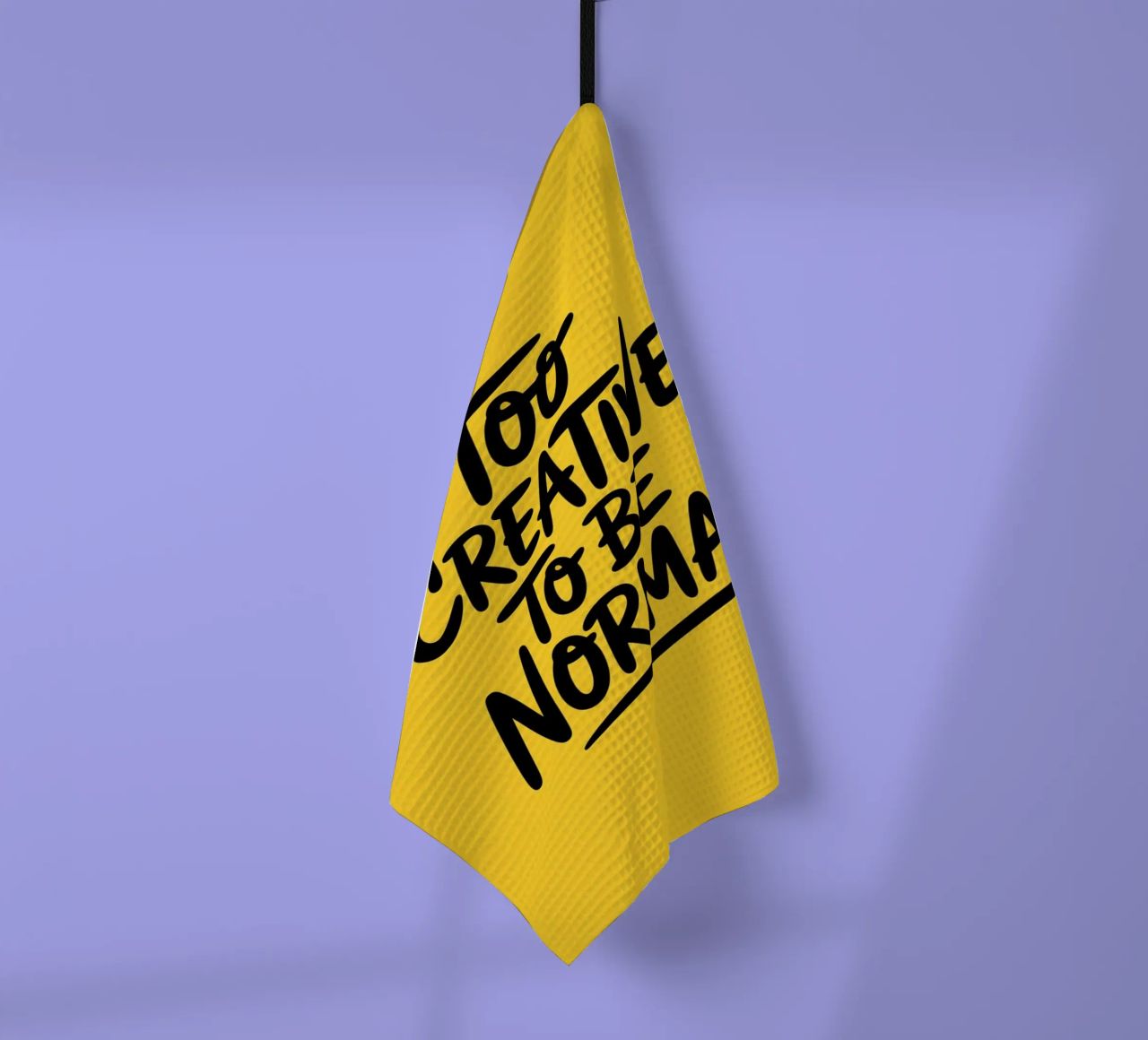 "Troppo creativo per essere normale" - Minimal Vibes canovaccio da cucina da logic