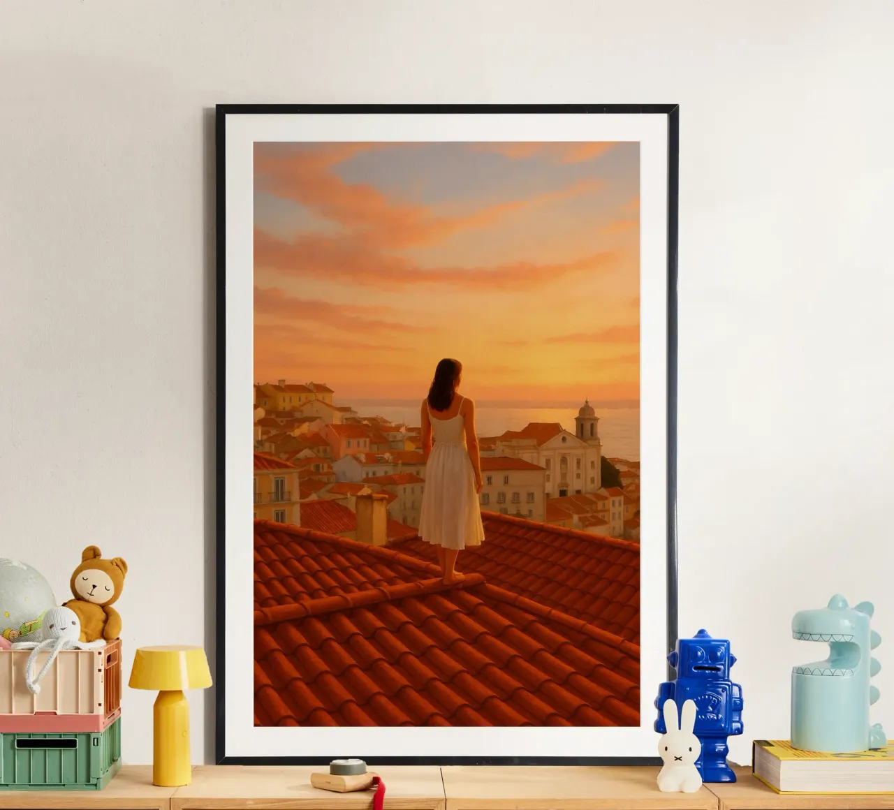 Sunset Rooftops poster da Mosaic Dialogue