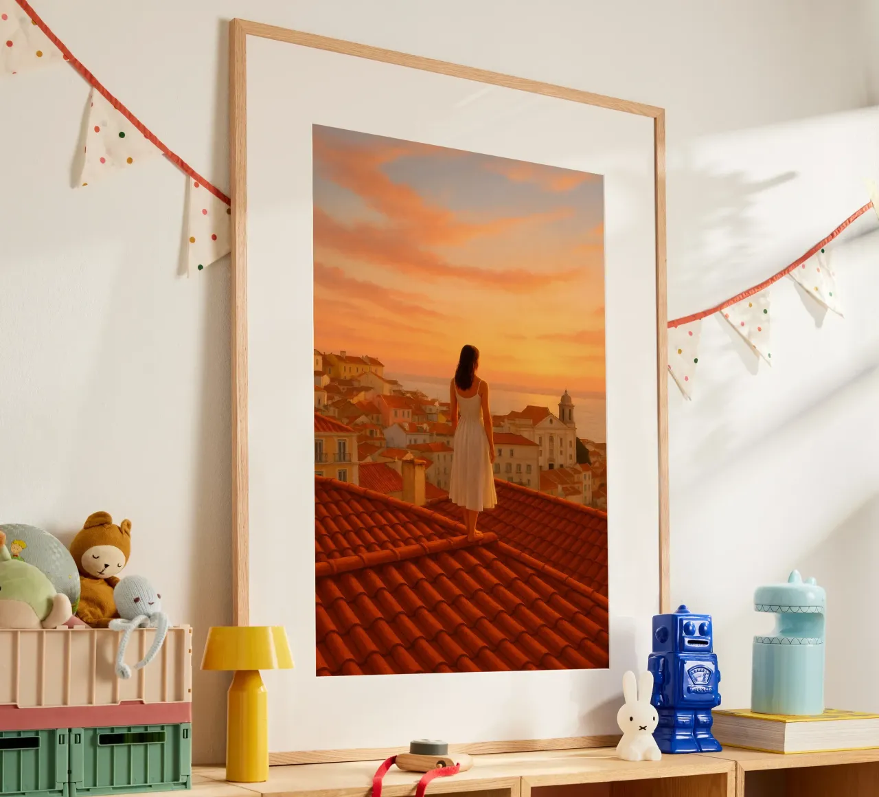 Sunset Rooftops poster da Mosaic Dialogue