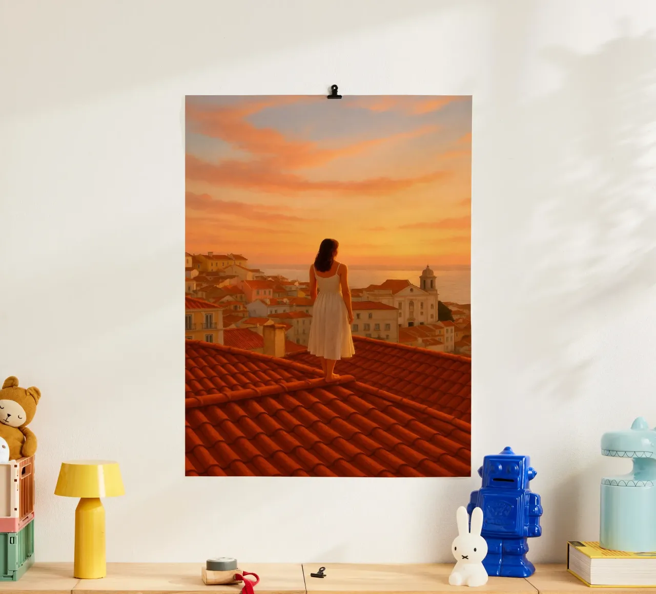 Sunset Rooftops poster da Mosaic Dialogue