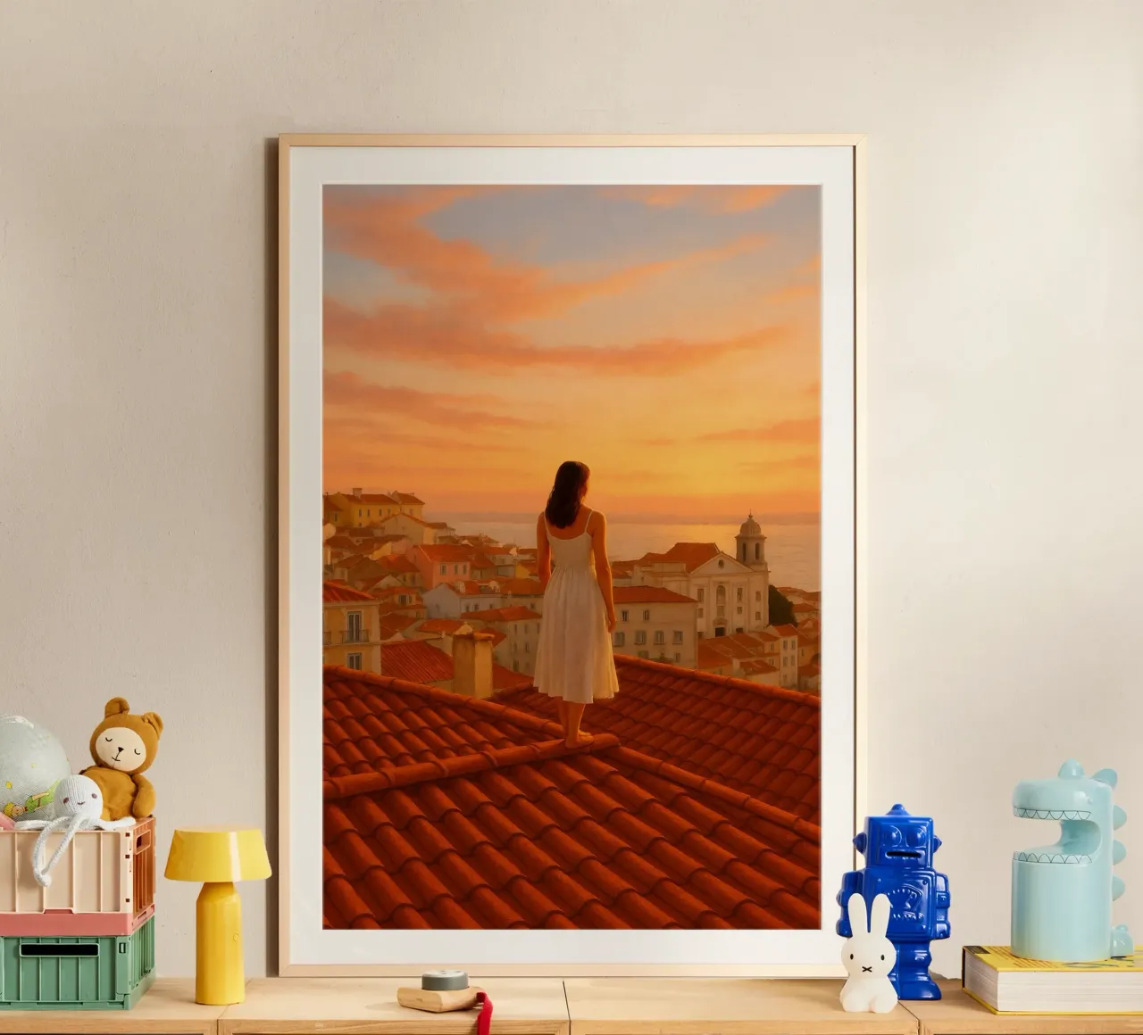 Sunset Rooftops poster da Mosaic Dialogue