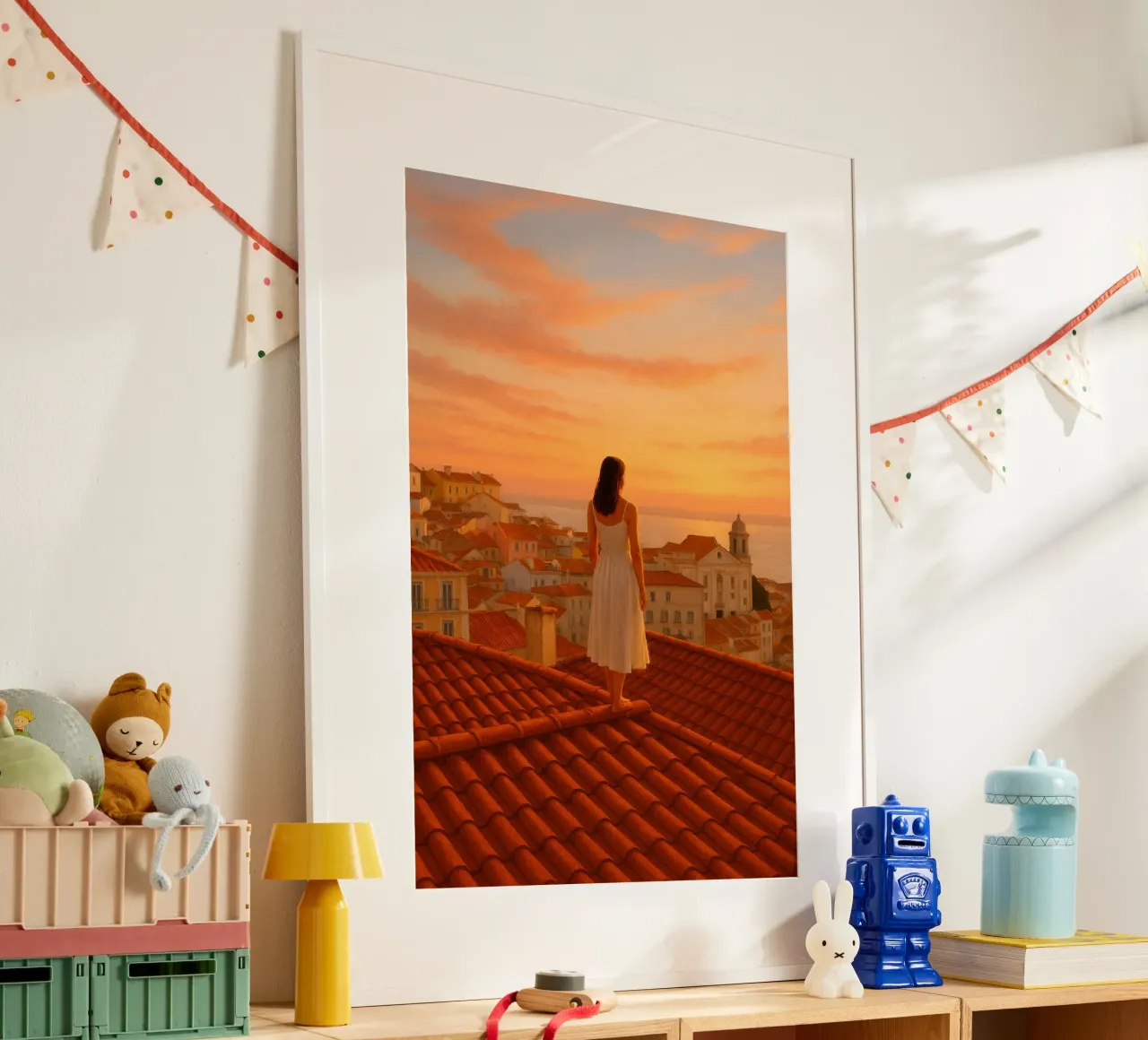 Sunset Rooftops poster da Mosaic Dialogue