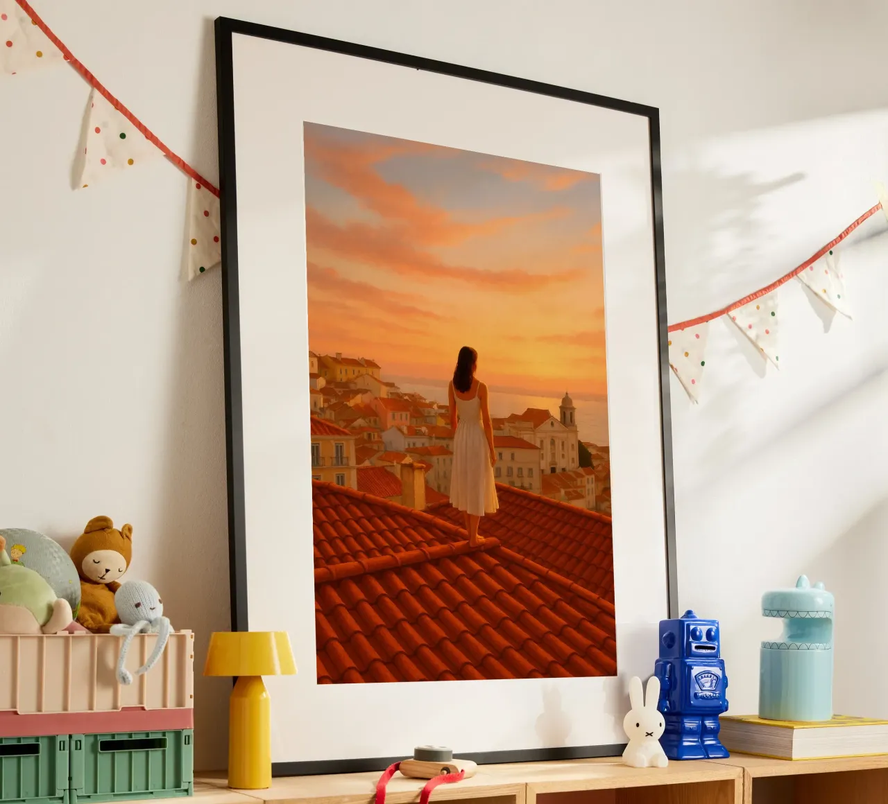 Sunset Rooftops poster da Mosaic Dialogue